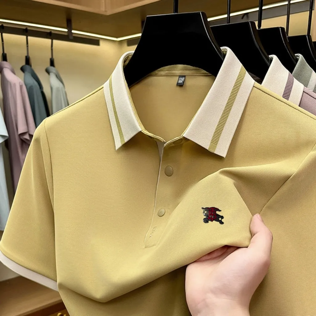 🌹 🌹 P135 26 Quality POLO ， Quality ， Breathable ， LOGO， ⚡️ T ⚡️ ， ！Sizes：M-4XL（ 210 、 。